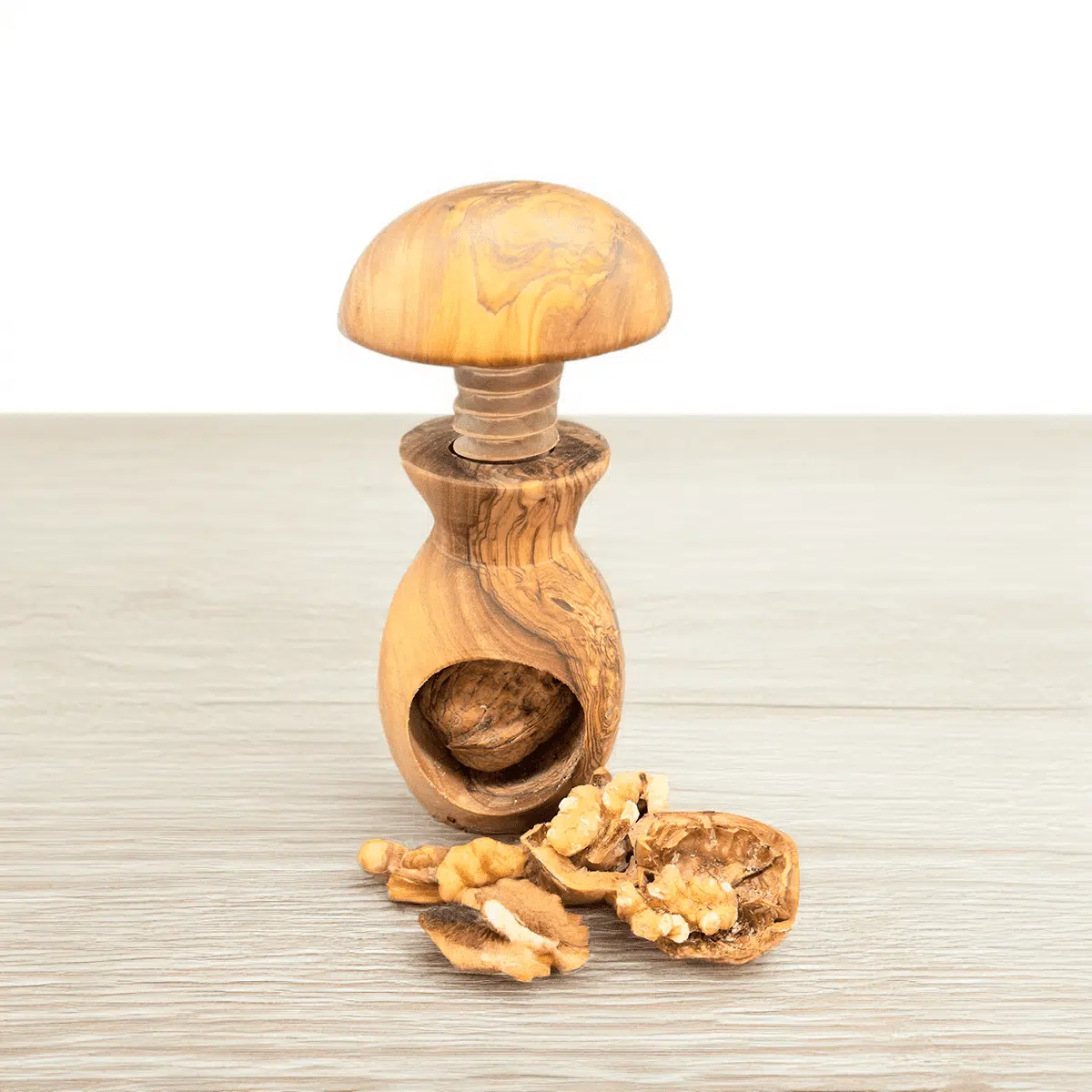 Nussknacker aus Olivenholz in Naturform