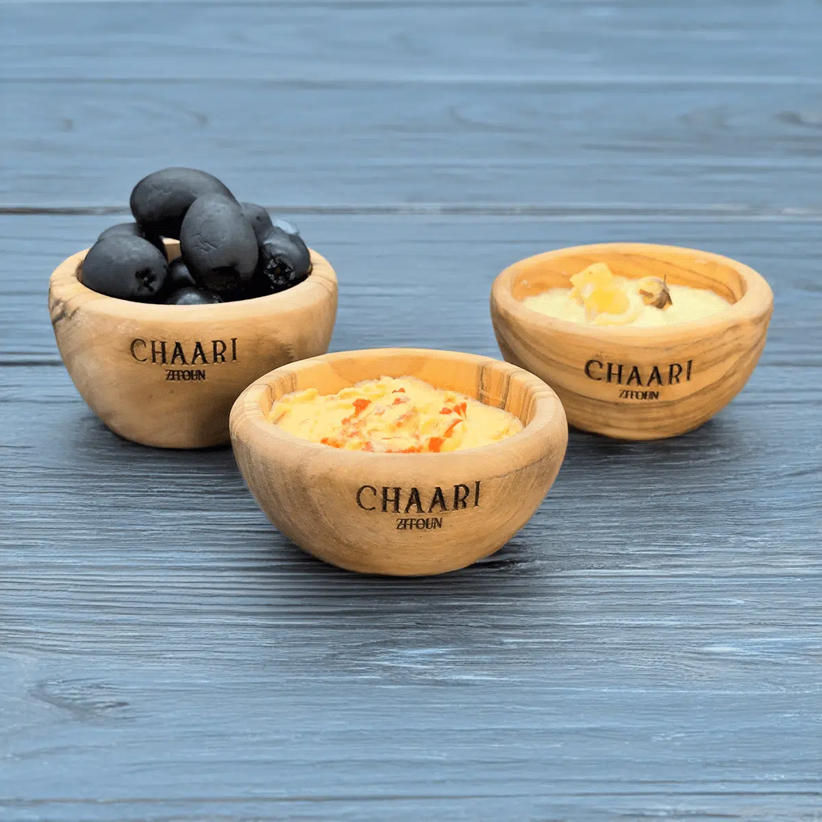 Snack Schale aus Olivenholz - 6 cm